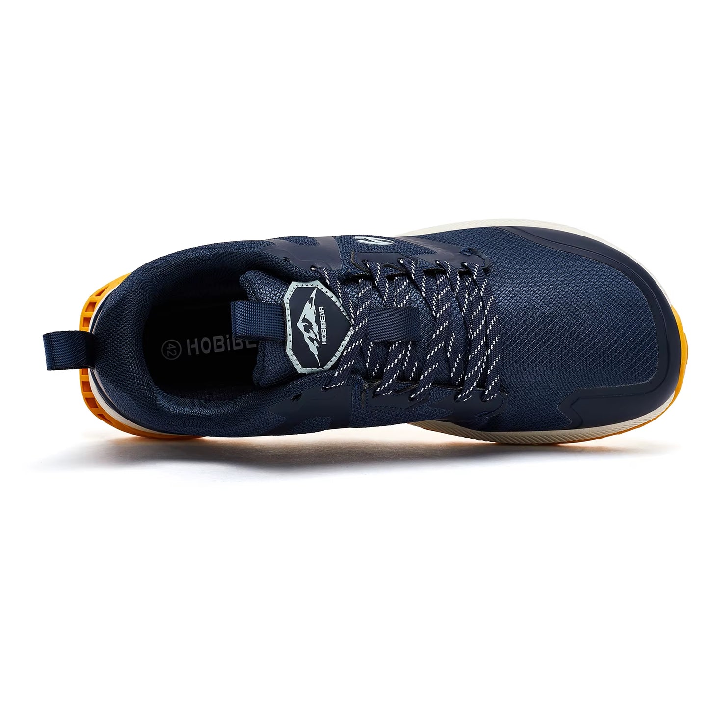 Unisex Hiking Sneakers Lace-Up Walking Shoes Outdoor Travel Artificial Leather Sneakers